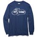 Made in the USA Cloud Long Sleeve T-Shirt, Navy, dynamic 1