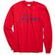 Made in the USA Cloud Long Sleeve T-Shirt, Red, dynamic 1