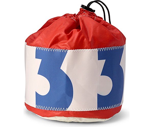 Sea Bags Vintage Numbers Ditty Bag, Red, dynamic