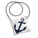 Sea Bags Anchor Slim Cross Body Bag, Navy, dynamic