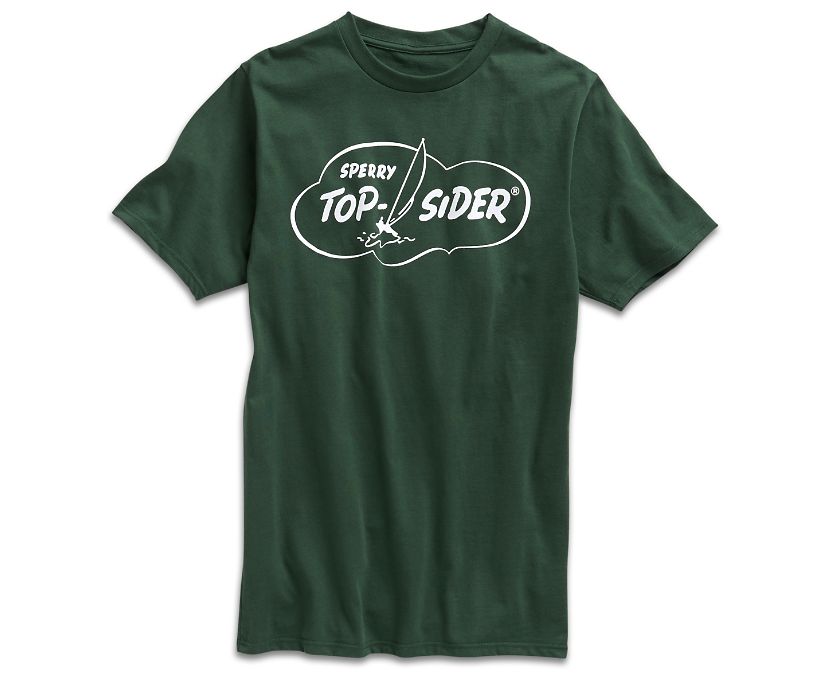 Made in USA Cloud Cotton T-Shirt, Forrest Green, dynamic 1