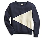 Burgee Sweatshirt, Navy/Ivory, dynamic