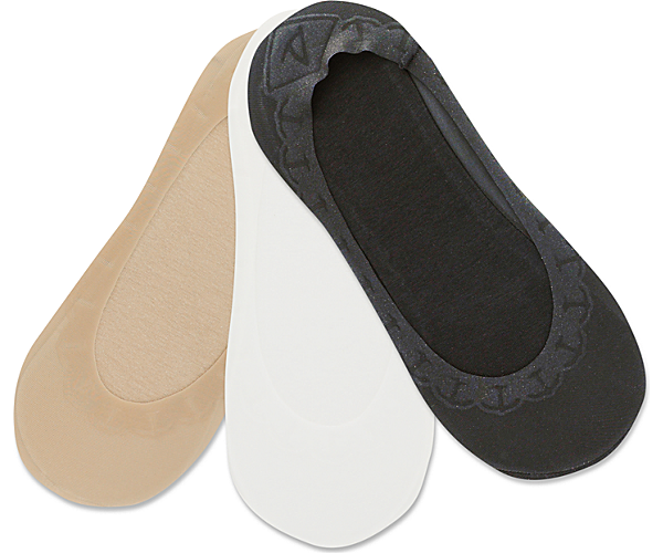 Mesh Loafer 3-Pack Liner, Black Assorted, dynamic