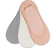 Mesh Loafer 3-Pack Liner, Pink Assorted, dynamic