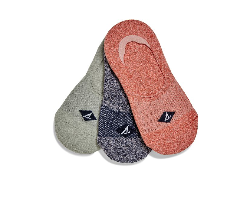 Cushioned Performance Sneaker 3-Pack Liner Sock, Vapor Assorted, dynamic 1