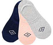 SeaCycled™ Mesh Sneaker 3-Pack Sock, White, dynamic