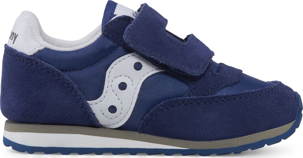 Jazz Hook & Loop Sneaker, Navy / White, dynamic