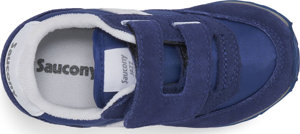 Baby Jazz Hook & Loop Sneaker, Navy / White, dynamic 5