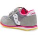 Baby Jazz Hook & Loop Sneaker, Grey / Pink, dynamic 3