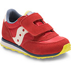 Baby Jazz Hook & Loop Sneaker, Red/Blue/Lime, dynamic 2