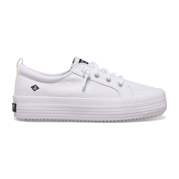Crest Vibe Platform Sneaker, White, dynamic