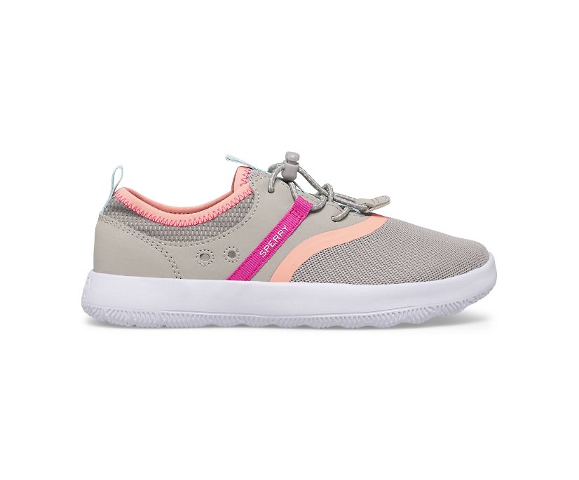 Coastal Break Sneaker, Grey/Pink, dynamic 1