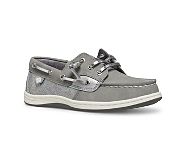 Songfish Boat Shoe, Grey, dynamic