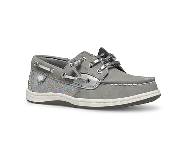 Songfish Boat Shoe, Grey, dynamic