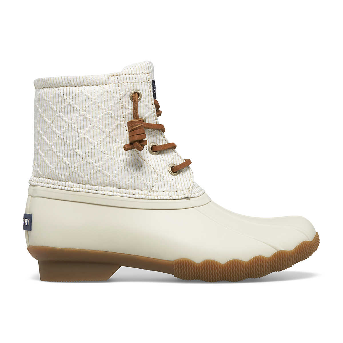 Saltwater Duck Boot, Ivory/Gold, dynamic 1