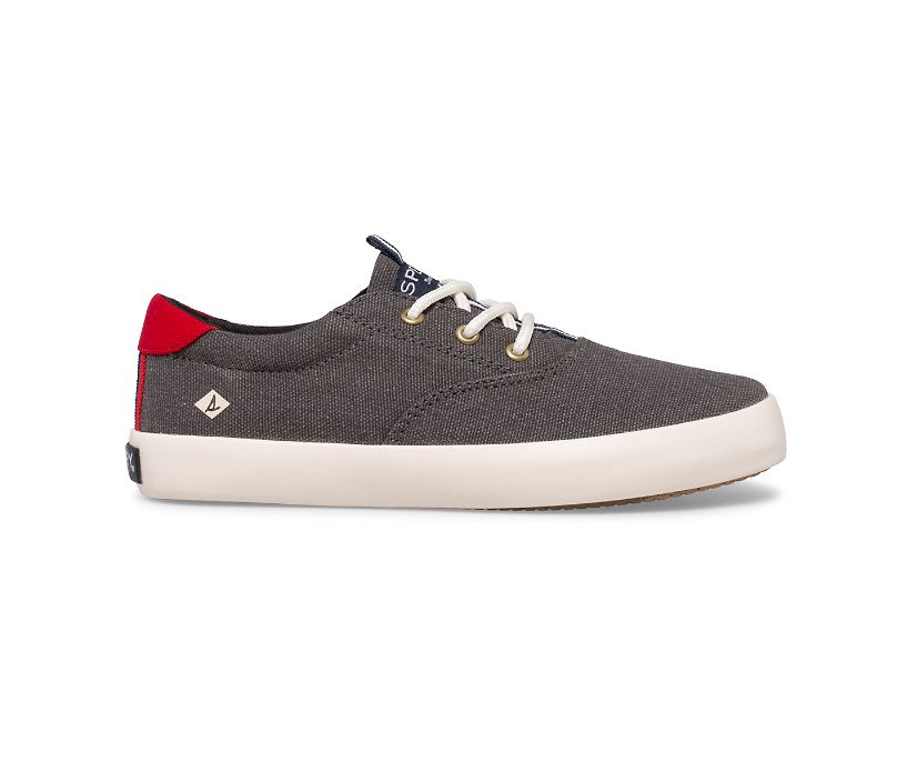 Spinnaker Washable Sneaker, Charcoal, dynamic 1