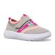 Coastal Break Junior Sneaker, Grey/Pink, dynamic 2