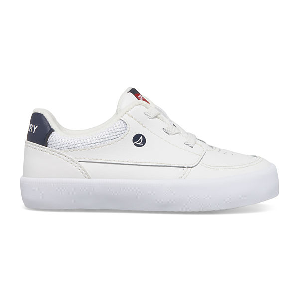 Boardwalk Junior Leather Sneaker, White, dynamic