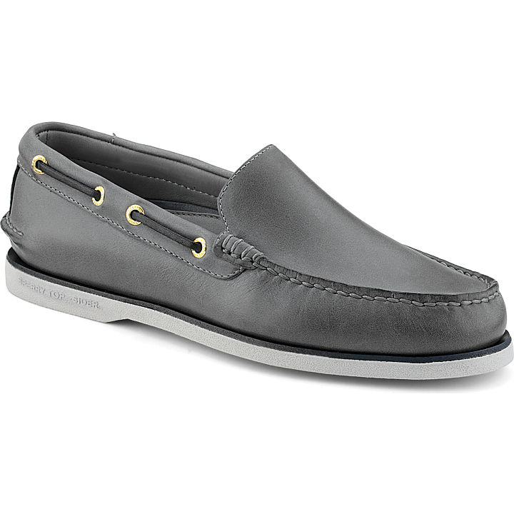 Gold Cup Authentic Original Venetian, Gray / Navy Leather, dynamic