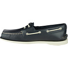 Authentic Original™ Leather Boat Shoe, Navy, dynamic 4