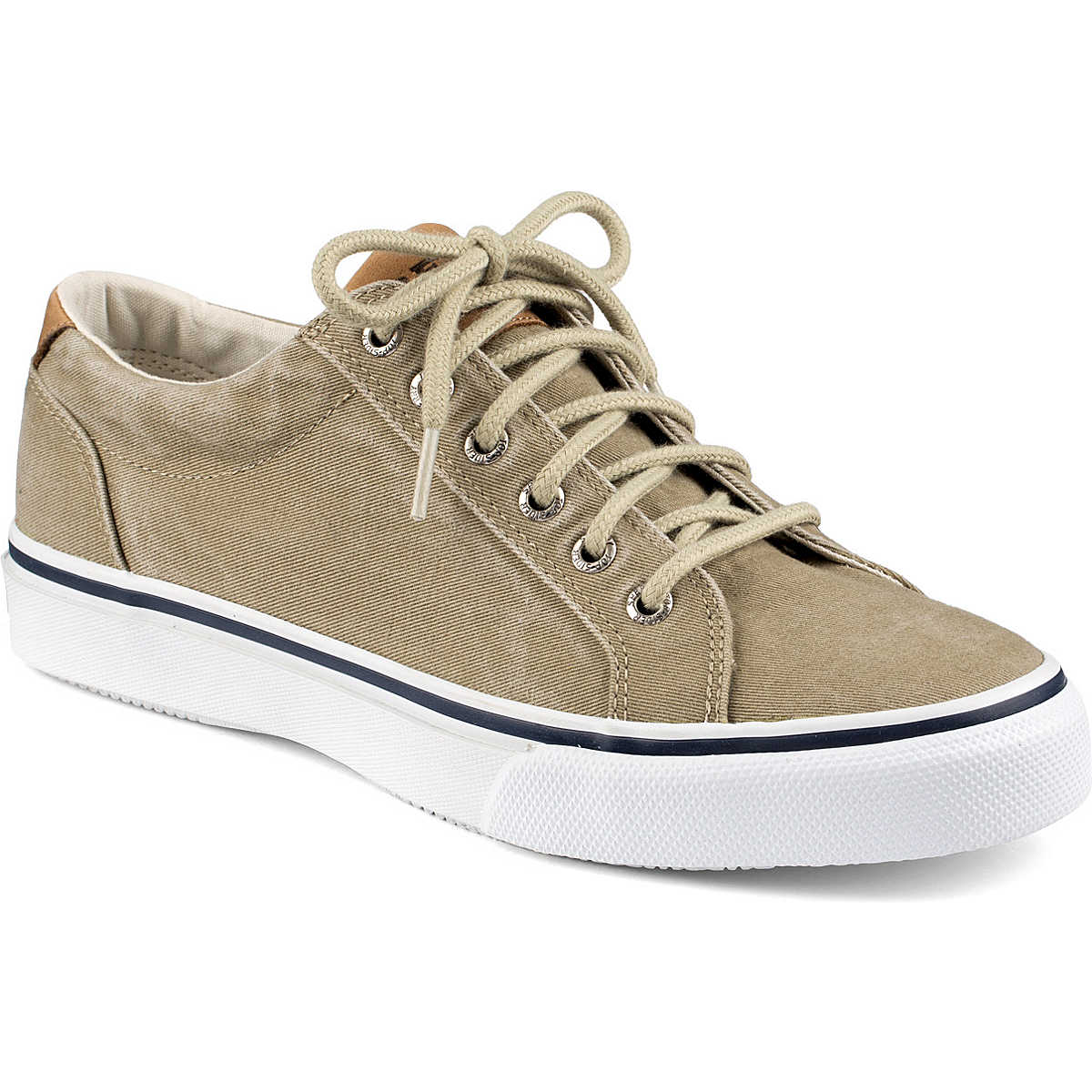 Striper Lace-Up Sneaker, Taupe, dynamic 1
