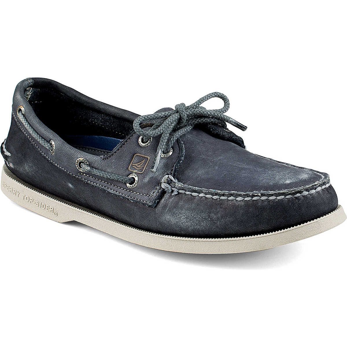 Authentic Original Color Wash 2-Eye Boat Shoe, Gray, dynamic 1