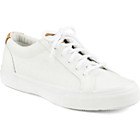 Striper Leather Lace-Up Sneaker, White, dynamic 1