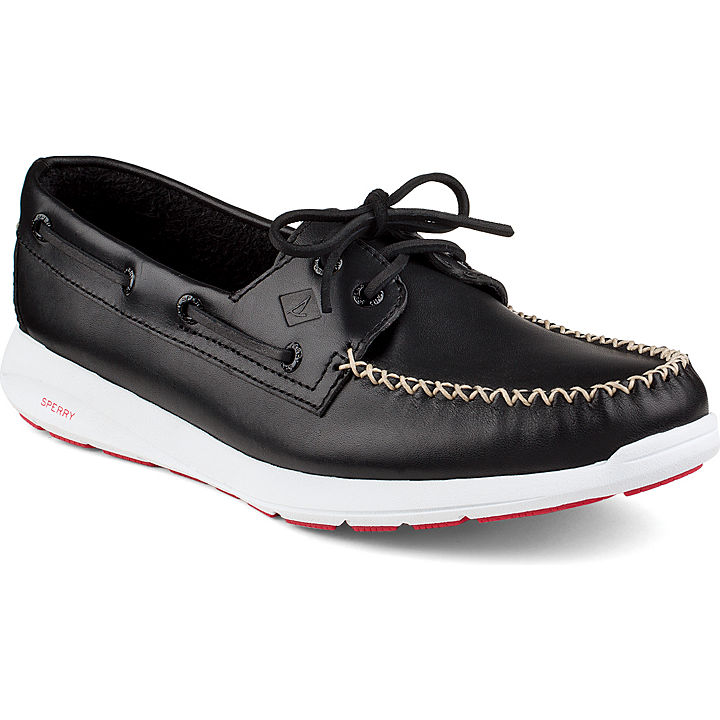 Paul Sperry Sojourn Leather Shoe, Black, dynamic