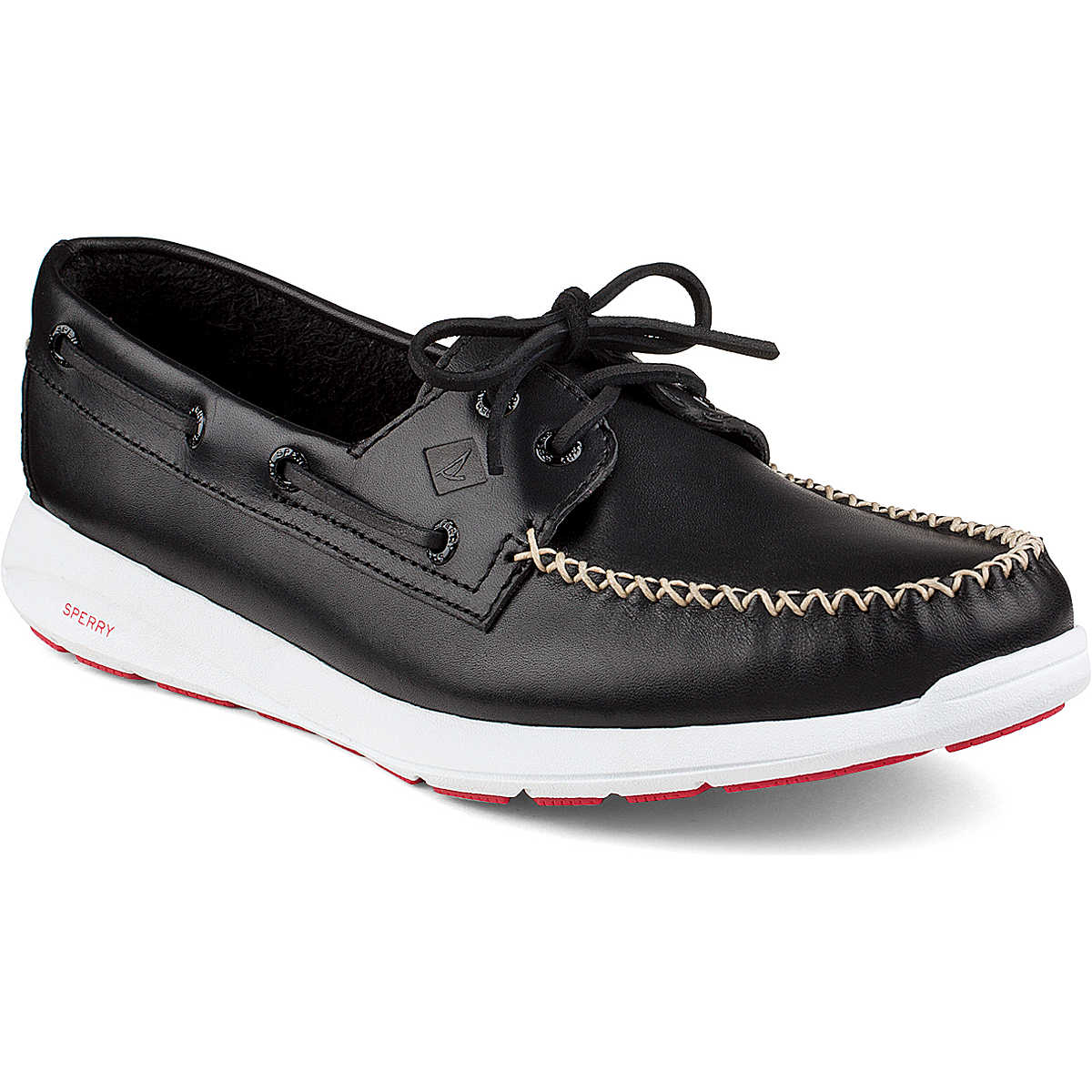 Paul Sperry Sojourn Leather Shoe, Black, dynamic 1