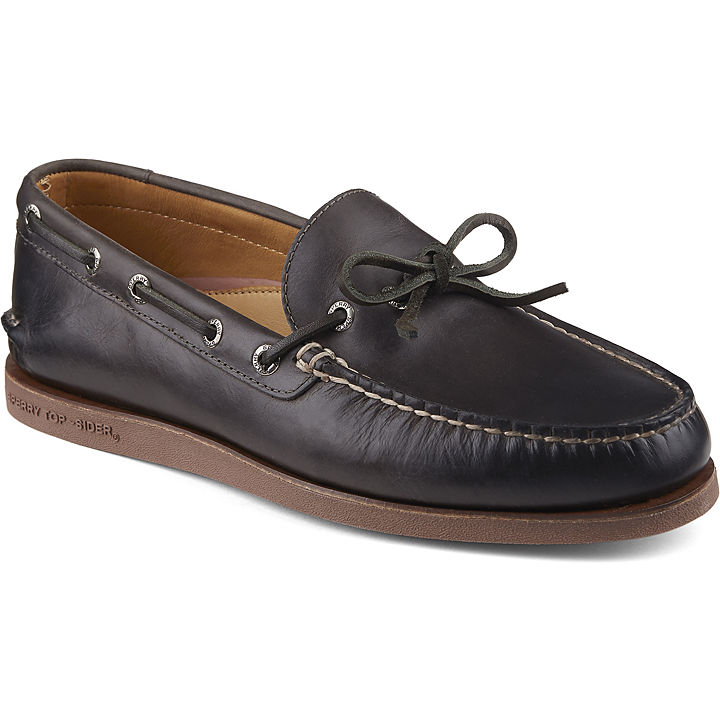 Gold Cup Authentic Original 1-Eye Boat Shoe, Charcoal, dynamic