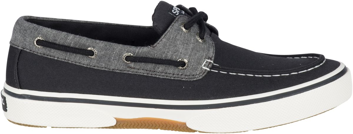 sperry black mens shoes