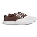 Unisex Cloud CVO Leather Deck Sneaker, Classic Brown/White, dynamic 1