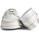 Cloud Authentic Original 3-Eye Leather Boat Shoe, White, dynamic