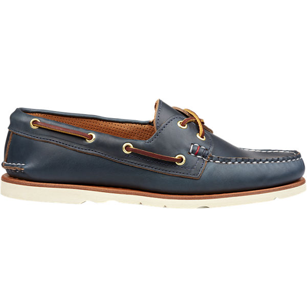 Gold Cup™ Authentic Original™ Handcrafted in Maine Boat Shoe, Navy, dynamic