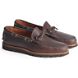 Gold Cup Handcrafted in Maine 1-Eye Camp Moccasin, Dark Brown Kudu Leather, dynamic