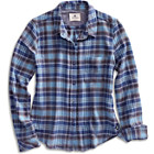 Plaid Flannel Shirt, Blue, dynamic 1