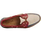 Gold Cup™ Authentic Original™ Handcrafted in Maine Tri-Tone Boat Shoe, Navy/Red/Ivory, dynamic 5