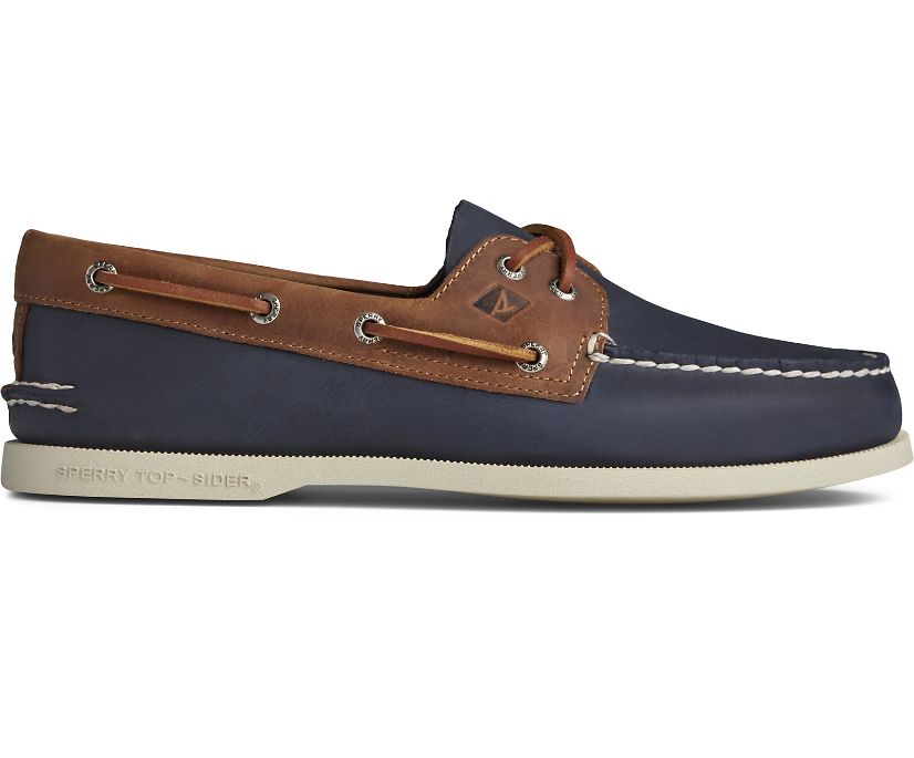 Authentic Original Boat Shoe, Navy/Sonora, dynamic 1