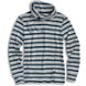 Funnel Neck Sweatshirt, Cardi Stripe Navy/Heather Grey, dynamic