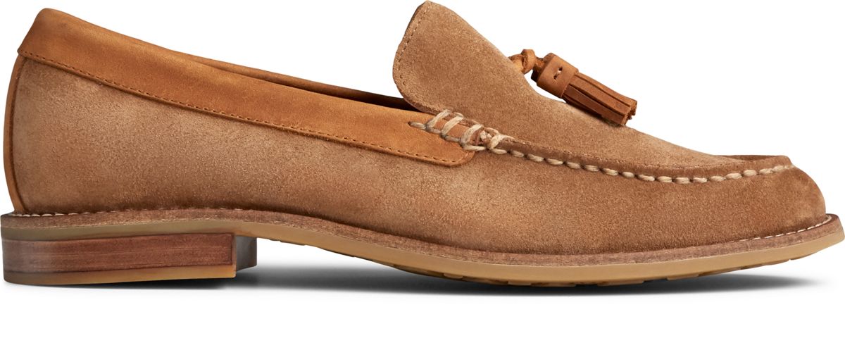 sperry suede loafers