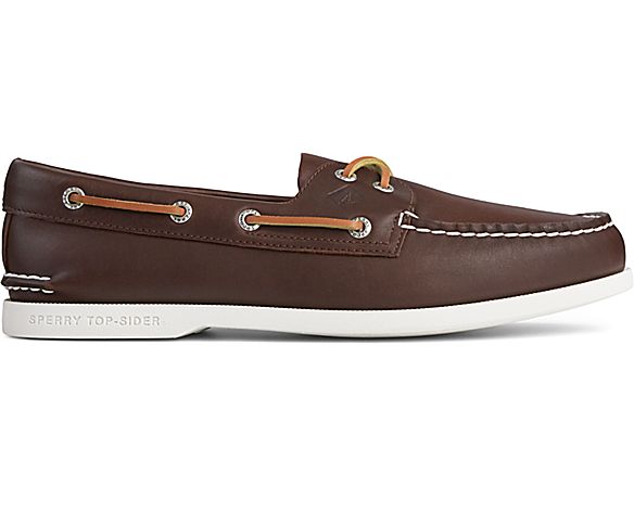 Authentic Original PLUSHWAVE Boat Shoe, Brown, dynamic