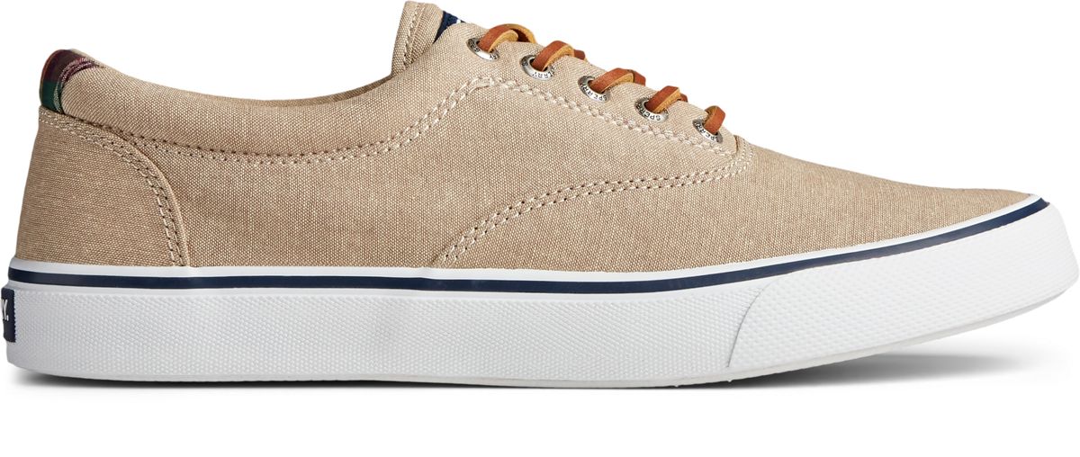 sperry white canvas shoes