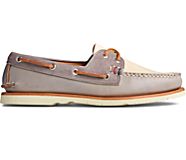 Gold Cup Handcrafted in Maine Boat Shoe, Grey Tri-Tone, dynamic