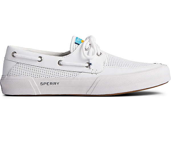 Soletide 2-Eye Sneaker, White, dynamic