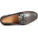 Gold Cup Authentic Original 2-Eye Burnished Leather Boat Shoe, Grey/Navy, dynamic