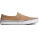 Striper II Twin Gore Perforated Slip On Sneaker, Taupe, dynamic 1