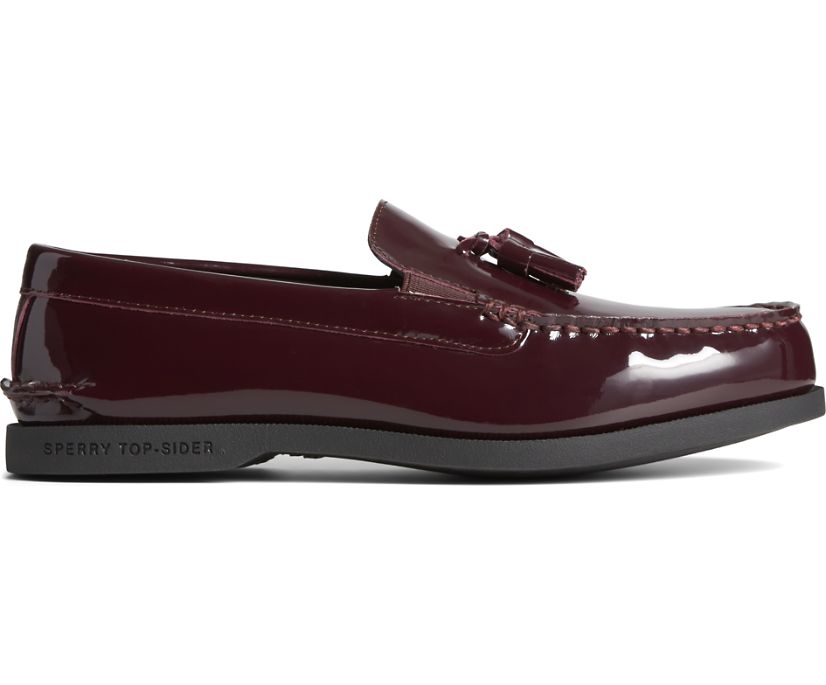 Unisex Sperry x Billy’s Shinjuku Cloud Tassel Loafer, Patent Red, dynamic 1