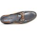 Authentic Original Cross Lace Washed Stripe Boat Shoe, Navy, dynamic