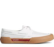 Soletide 2-Eye Sneaker, White/Red, dynamic