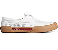 Soletide 2-Eye Sneaker, White/Red, dynamic